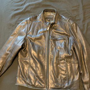Bernado Leather Jacket, Color Black, Size Men's Small